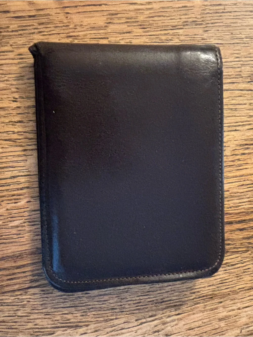 Four Vintage Black and Brown Leather Men's Wallets